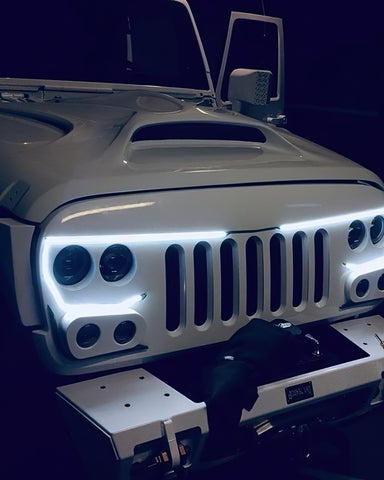 Oracle VECTOR Series Full LED Grille - Jeep Wrangler JK - NA - 5817-PRO