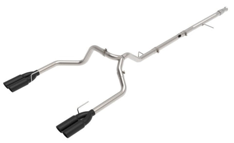 aFe Vulcan Series 3in 304SS DPF-Back 20-21 GM Trucks L6-3.0L (td) LM2 - Dual Black Tip - 49-34130-B