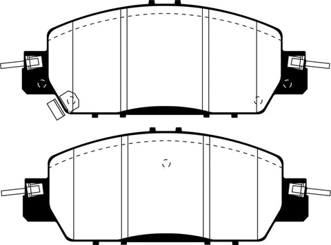 EBC 2016+ Honda Accord LX Sedan 2.4L Redstuff Front Brake Pads - DP33062C