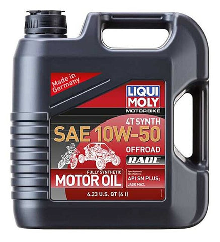 LIQUI MOLY 4L Motorbike 4T Synth SAE 10W50 Offroad Race - 20080