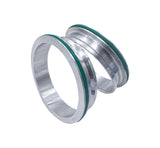 Granatelli 3.0in Stainless Steel Dual Seal Clamp Weld-On Ferrule Set - 318530FS