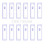 King Mitsubishi 6G74 3000GT/Dodge Stealth (Size STD) Performance Rod Bearing Set - CR6735AM