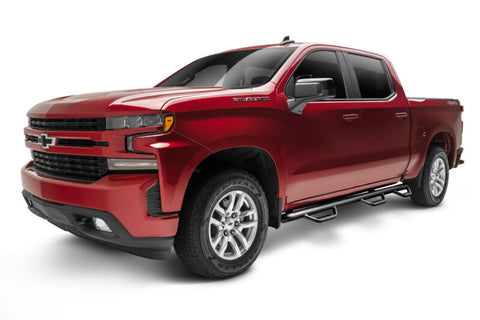 N-Fab Nerf Step 2019 Chevy/GMC 1500 Crew Cab 5ft 8in Bed - Bed Access - Tex. Black - 3in - C1996CC-6-TX