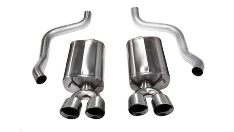 Corsa 2016-2019 Cadillac CTS V 6.2L V8 2.75in Black Xtreme Axle-Back Exhaust - 14358BLK