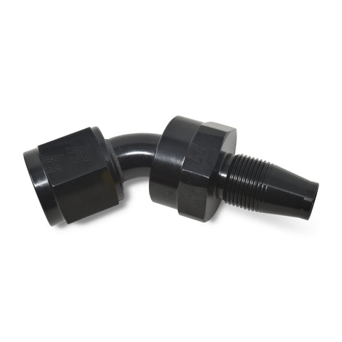 Russell Performance -10 AN 45 Degree Hose End Without Socket - Black - 615113