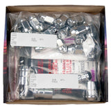 McGard 5 Lug Hex Install Kit w/Locks (Cone Seat Nut / Bulge) 1/2-20 / 3/4 Hex / 1.45in. L - Chrome - 84550