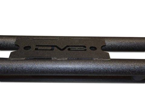 DV8 Offroad 07-18 Jeep Wrangler JK Steel Rock Guard/Sliders - Black (2 Door) - SRSOTB-03