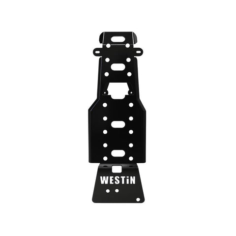 Westin/Snyper 07-11 Jeep Wrangler Transmission Pan Skid Plate - Textured Black - 42-21125