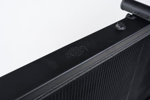 CSF 93-98 Toyota MK4 Supra Radiator - Black Finish - 2882B