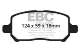 EBC 05-10 Chevrolet Cobalt 2.2 4 Lug Yellowstuff Front Brake Pads - DP41660R