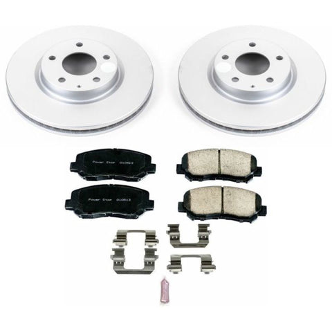 Power Stop 13-15 Mazda CX-5 Front Z17 Evolution Geomet Coated Brake Kit - CRK6967
