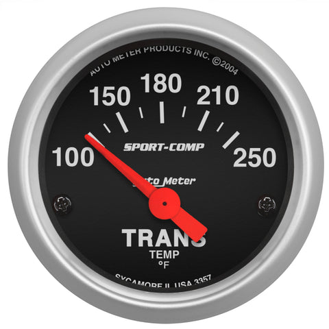 Autometer Sport Comp 100-250 F Trans Temp Gauge - 3357