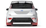 Rally Armor 09-11 Ford Focus MK2 RS Red UR Mud Flap Black Logo - MF56-UR-RD/BLK