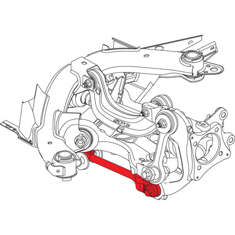 SPC Performance Ford S550 Mustang Forged T6 Aluminum Rear Lower Control Arm - 12050