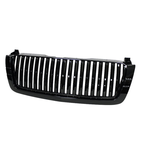 Xtune Chevy Silverado 03-06 Center Only Front Grille Black GRI-SP-CS03-CT-BK - 5017093