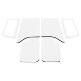 DEI 11-18 Jeep Wrangler JK 2-Door Boom Mat Complete Headliner Kit - 6 Piece - White - 50287