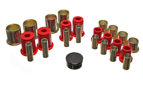 Energy Suspension Universal Red Control Arm Bushing Set - Complete Set - 3.3103R