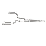 MagnaFlow Cat Back, SS, 3in, Street, Dual Split Polished 4.5in Tips 2015 Ford Mustang GT V8 5.0L - 19100