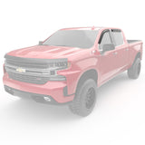 EGR 2019 Chevy 1500 Double Cab Tape-On Window Visors - Set of 4 Dark Smoke - 641891
