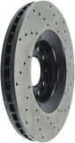 StopTech 01-06 Audi All Road / 05-09 A4/A4 Quattro / 6/99-04 A6 Quattro Drilled Right Front Rotor - 128.33096R