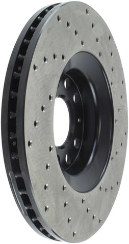 StopTech 01-06 Audi All Road / 05-09 A4/A4 Quattro / 6/99-04 A6 Quattro Drilled Right Front Rotor - 128.33096R