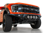 Addictive Desert Designs 2021+ Ford Raptor Bomber Front Bumper w/ 4 Rigid 360 6in Light Mounts - F210014110103
