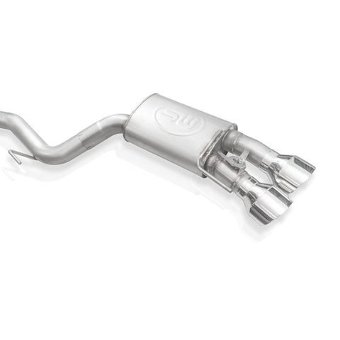 Stainless Works 2020 Ford GT500 Legend Catback H-Pipe Exhaust Factory Connect - Polished Tips - GT500CBHFCL