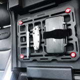 BuiltRight Industries 25in x 15.5in Tech Plate Steel Mounting Panel - Black - 201015