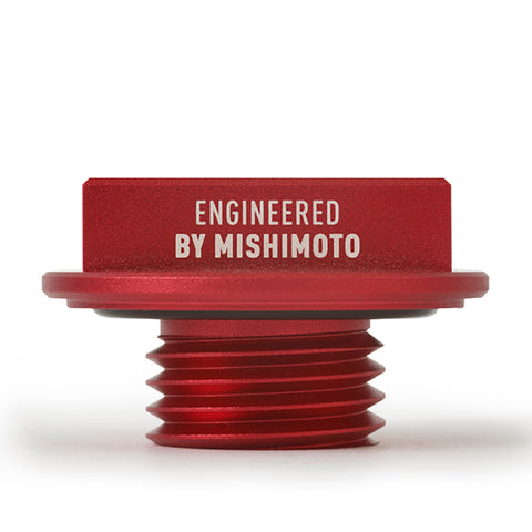Mishimoto 87-01 Ford Mustang Hoonigan Oil Filler Cap - Red - MMOFC-MUS1-HOONRD