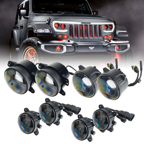 Oracle VECTOR Grille Demon Eye Projector Conversion Kit - ColorSHIFT w/o Controller - 5856-334