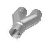 MagnaFlow Universal Trans Y-Pipe All SS 4inch (Dual) 3.5inch (Single) x 13inch (Overall) - 10800