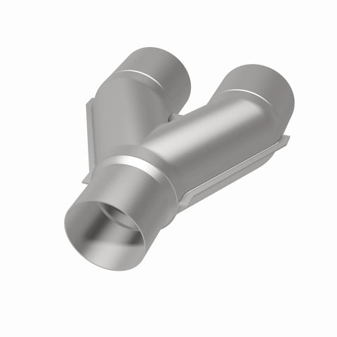 MagnaFlow Universal Trans Y-Pipe All SS 4inch (Dual) 3.5inch (Single) x 13inch (Overall) - 10800
