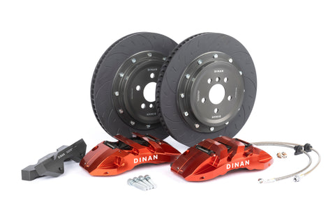 Dinan 15-18 BMW M3 Front Big Brake Kit - 395x34mm 6 Piston - Red - D290-1008-R