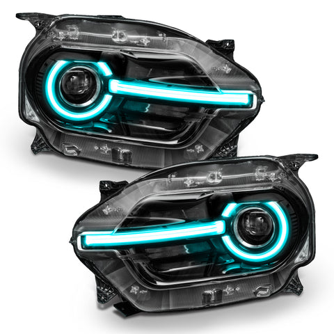 Oracle 2021 Ford Bronco Sport RGB+W Headlight DRL + Halo - ColorSHIFT w/ 2.0 Controller - 1454-333