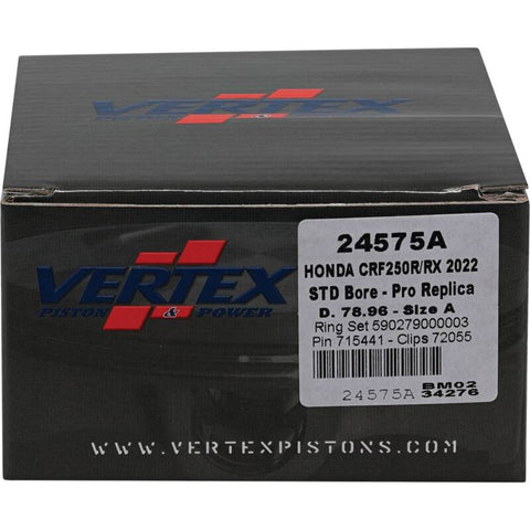 Vertex Piston 22-24 Honda CRF 250 R 250cc Forged Replica Piston Kit - 24575A