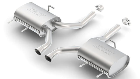 Borla 11-14 CTS Coupe V6 3.6L AT RWD/AWD Dual Ctr Rear Exit Touring Exhaust (REAR SECTION ONLY) - 11824