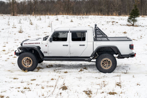 N-Fab ARC Sports Bar 20-22 Jeep Gladiator - Textured Black(Roll-N-Lock Cover Fitment Only) - J19BR-RLT