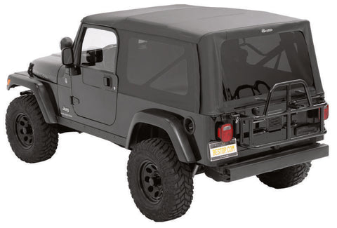 Bestop 04-06 Jeep Wrangler TJ Unlimited Supertop (Premium Black Twill) - 54721-17
