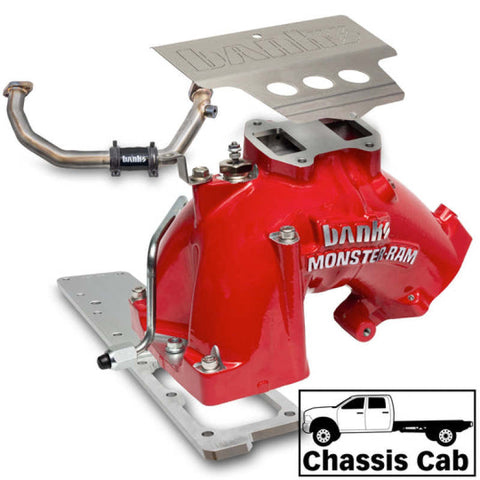 Banks Power 19-24 Ram 3500/4500/5500 6.7L Diesel Monster-Ram Intake System w/Fuel Line - Red - 42805-R