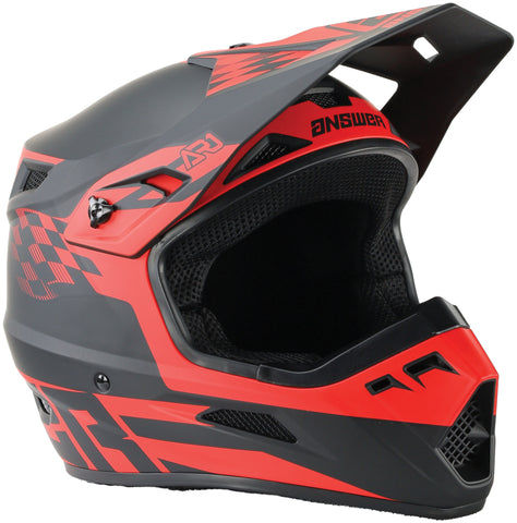 Answer AR1 Sweep Helmet Black/Red Youth - Medium - 442928