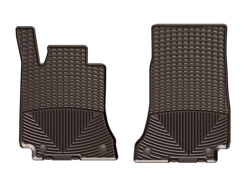 WeatherTech 2015+ Mercedes-Benz C-Class Sedan/Coupe/Cabriolet Front Rubber Mats - Cocoa - W429CO