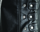 River Road Plains Leather Vest Black Womens - Small - 094412