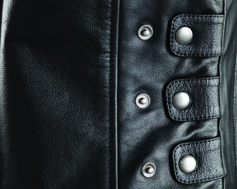 River Road Plains Leather Vest Black Womens - Small - 094412