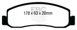 EBC 08-10 Ford F250 (inc Super Duty) 5.4 (2WD) Extra Duty Front Brake Pads - ED91892