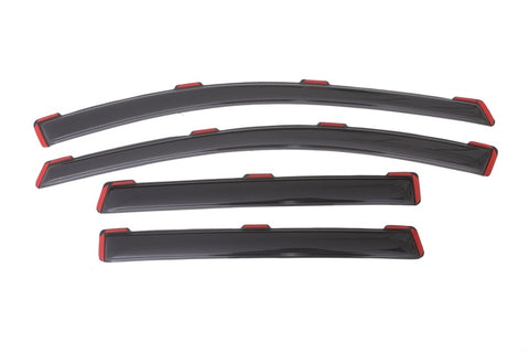 AVS 13-18 Ford Escape Ventvisor In-Channel Front & Rear Window Deflectors 4pc - Smoke - 194383