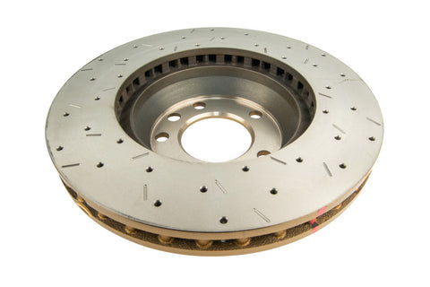 DBA 3/06-08 Audi Q7 Front Drilled & Slotted 4000 Series Rotor - 42246XS