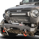 Westin 18-22 Jeep Wrangler JL / 20-22 Gladiator WJ2 Stubby Front Bumper - Tex. Blk - 59-80065