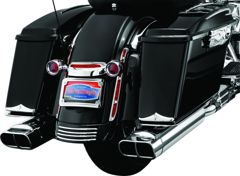 Kuryakyn Rear Fender Accents FLHX & FLTR Models Chrome - 7797