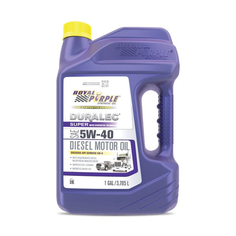 Royal Purple Duralec Super Diesel 5W40 CK-4 Motor Oil - 1 Gallon - 80540