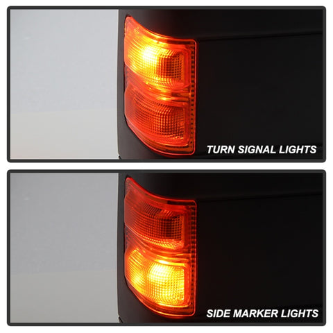 xTune Ford Superduty 99-14 Manual Extendable Manual Adjust Mirror Amber- Right MIR-FDSD08S-MA-AM-R - 9933134